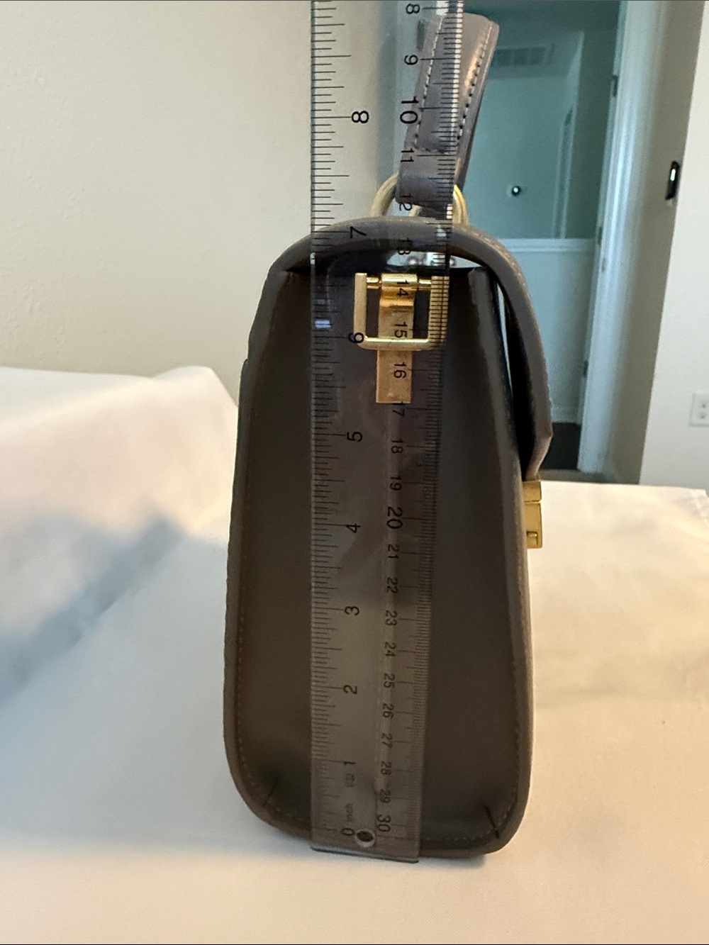 Quince Structured Top-Handle Crossbody Bag - Picture 10 of 11